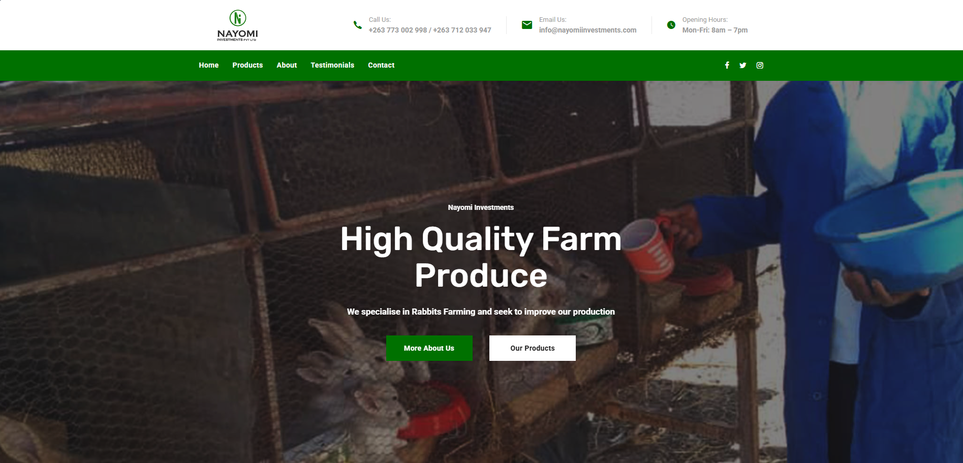 Website Development Project by Tendai Karuma