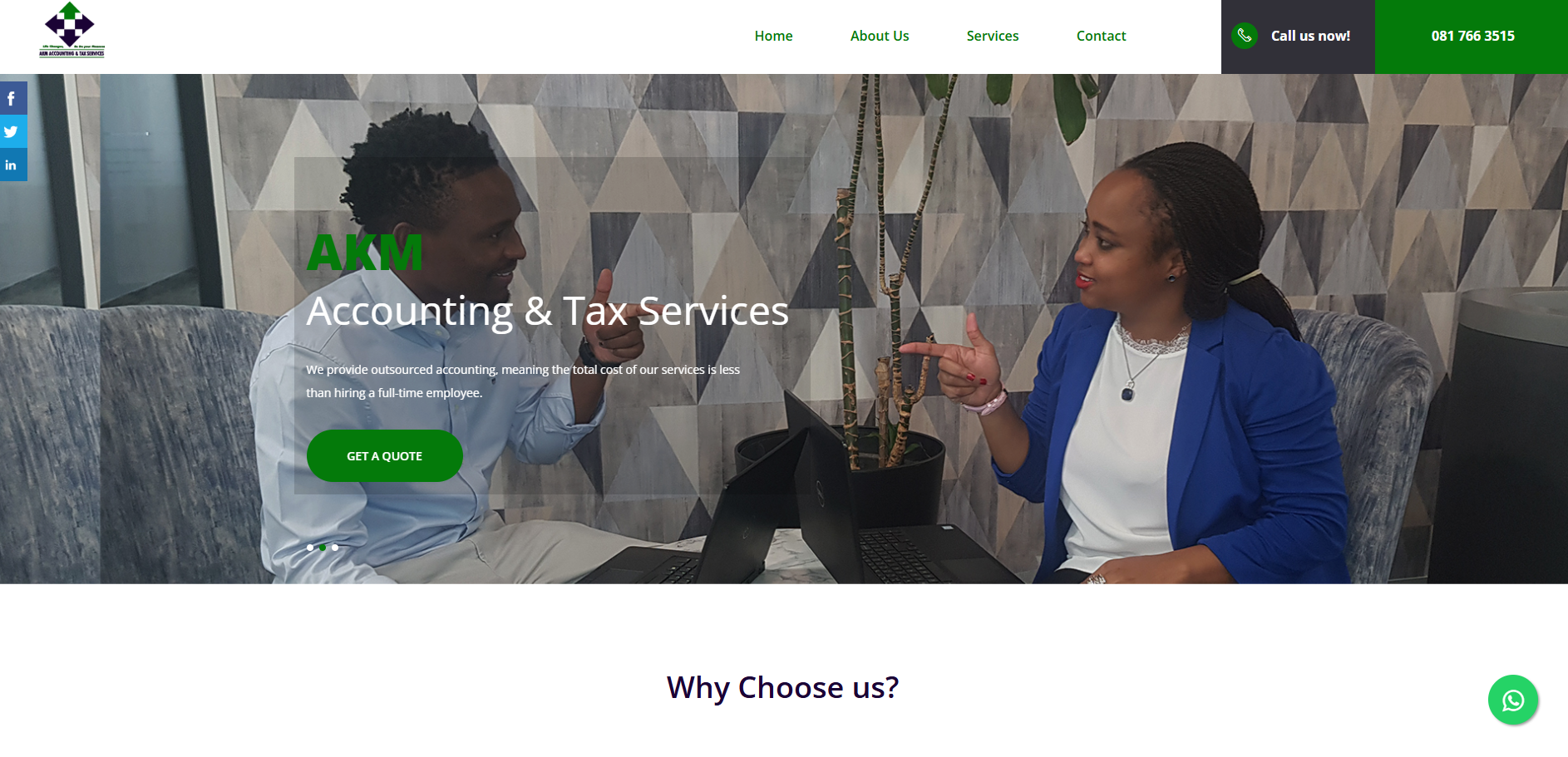 Website Development Project by Tendai Karuma